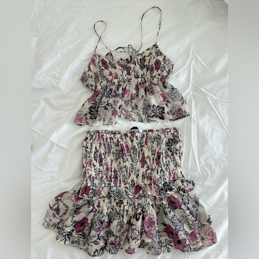 ZARA Top and Skirt Set